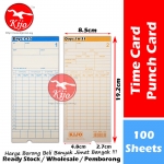 Punch Card / Time Card For Time Recorder #8892